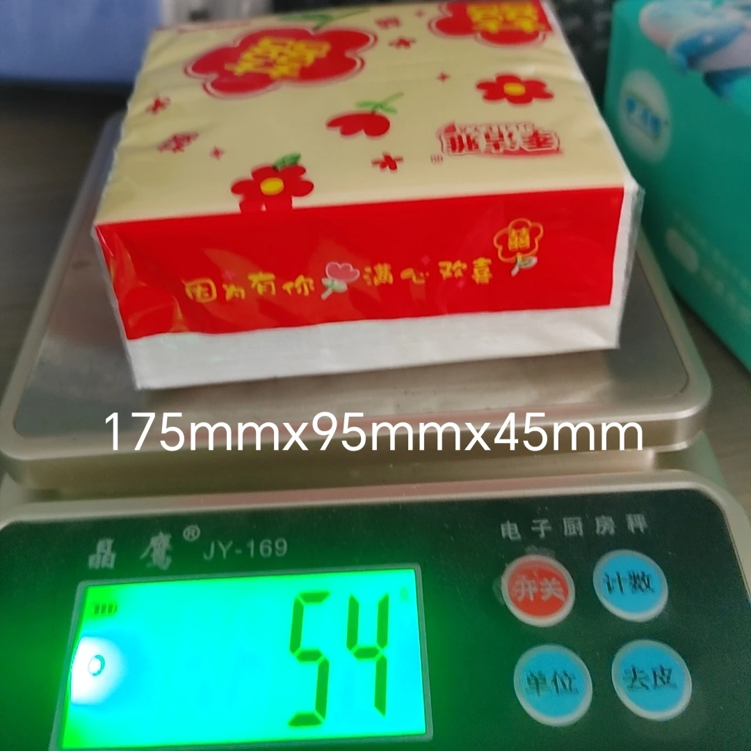 【季洁雅】特惠-透明婚庆抽纸婚礼喜宴婚宴餐巾纸家用整箱批发纸巾