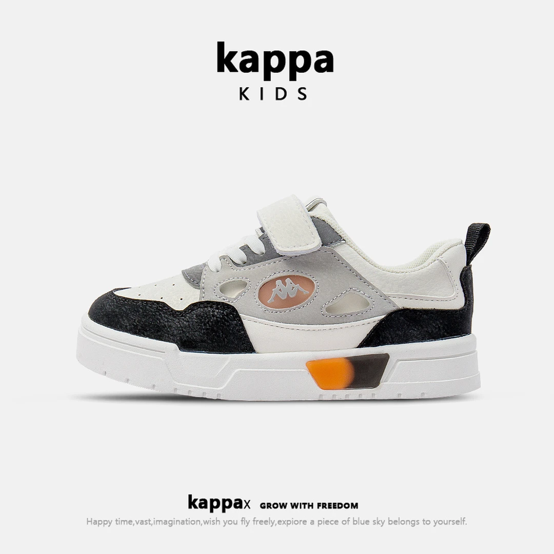 Kappa Kids夏季新款儿童男女童经典休闲透气舒适时尚百搭低帮童鞋