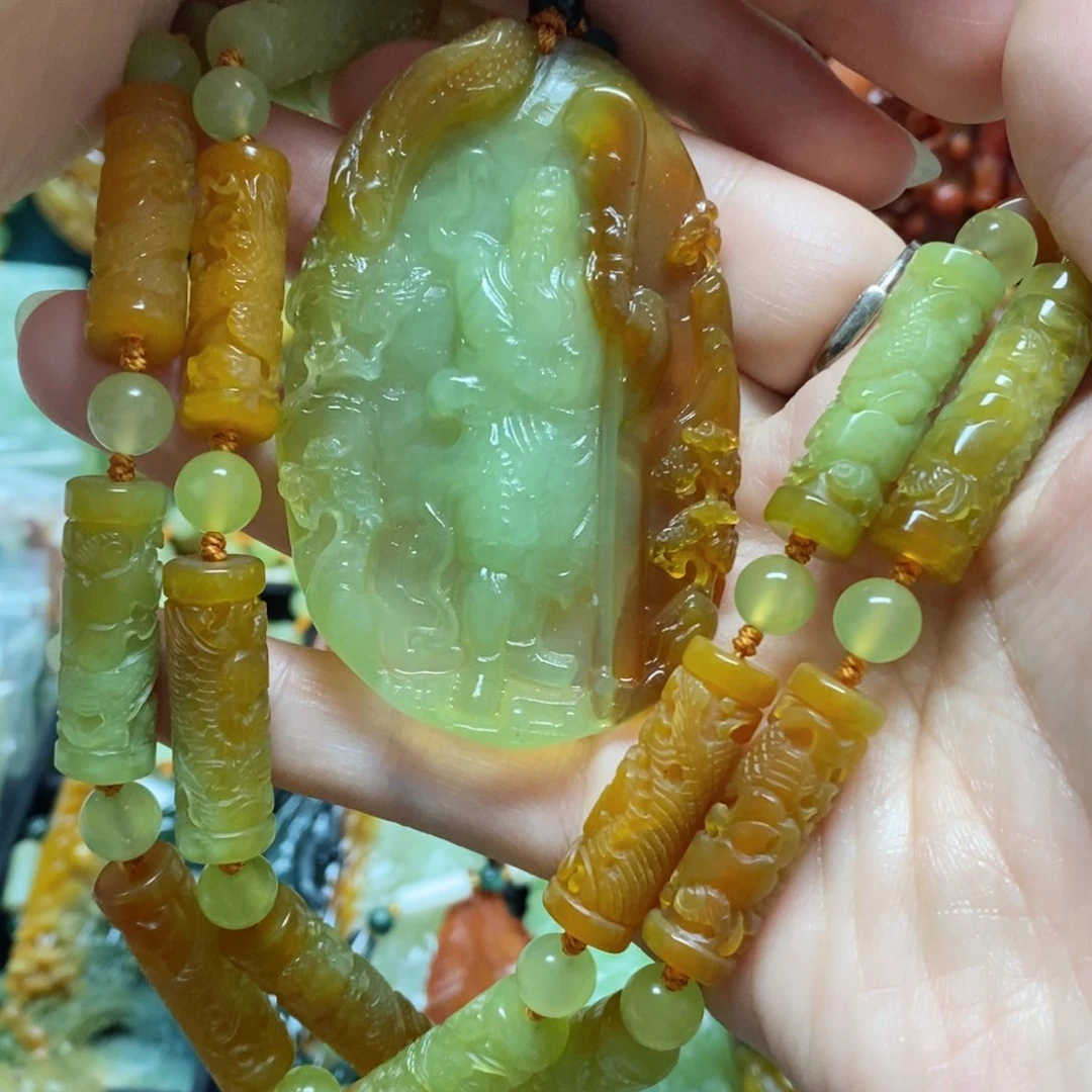 岫玉吊坠(赠链)未镶嵌职**迷