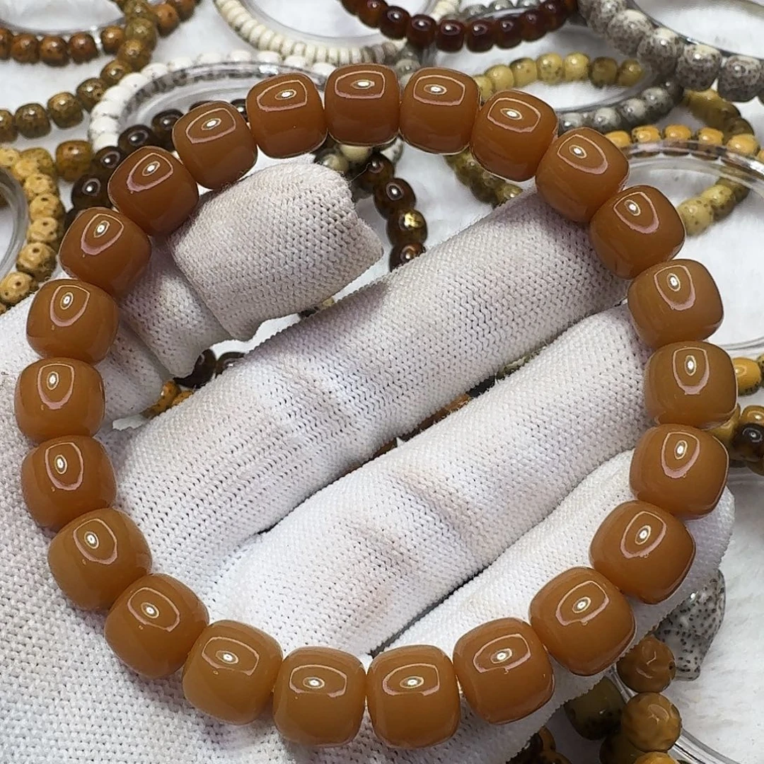 手串星月菩提10老料玉化菩提