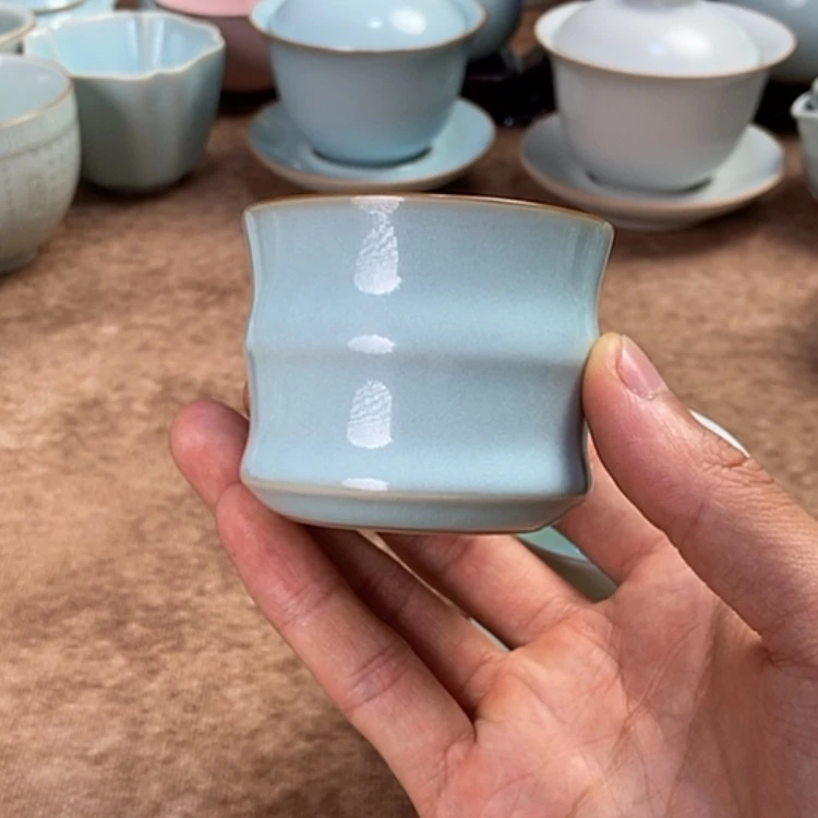 【闪购商品】芝**堡天青竹节杯100毫升