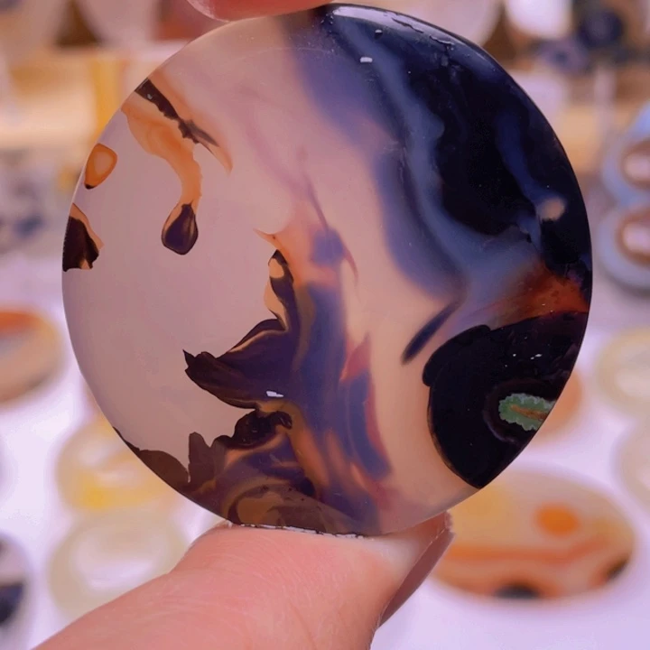 玛瑙/玉髓未镶嵌吊坠(不含链)