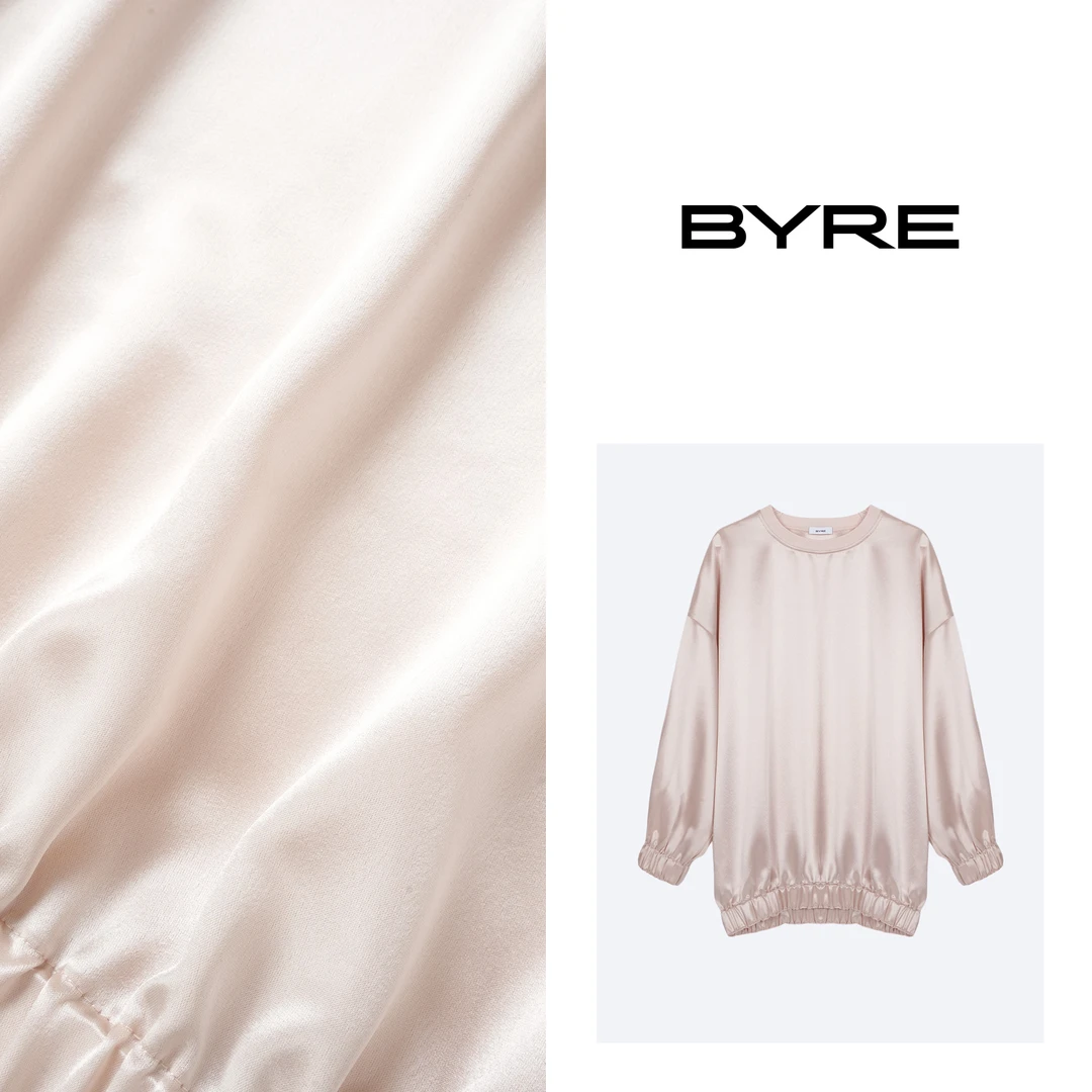 BY584 藕粉色长袖【冷水手洗】