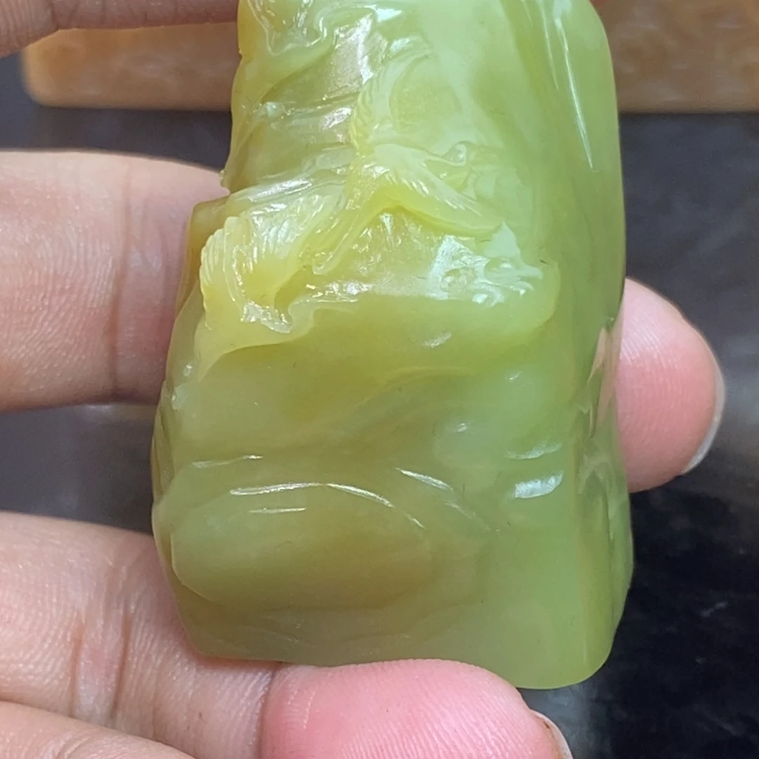 寿山石印石善伯绿2.9/2.8/4.9