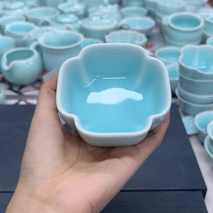 云间青瓷龙泉小米茶器