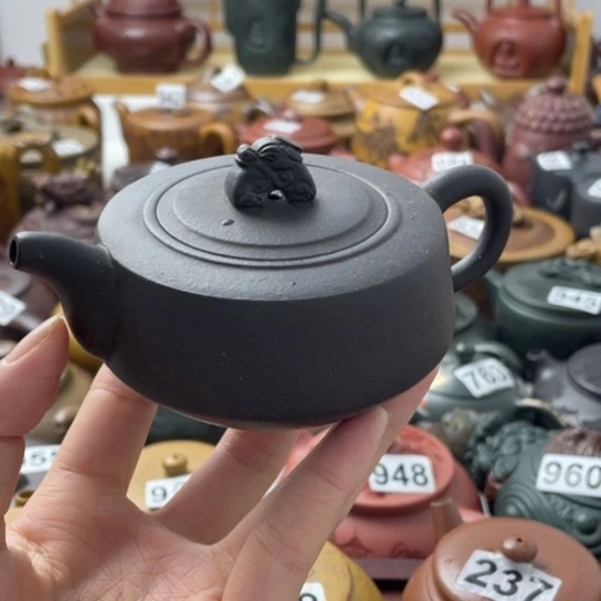 梦*家内里破洞紫砂微瑕