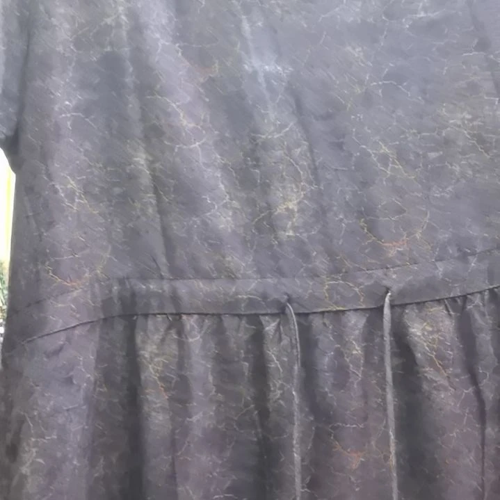 套头3X紫色连衣裙抽绳