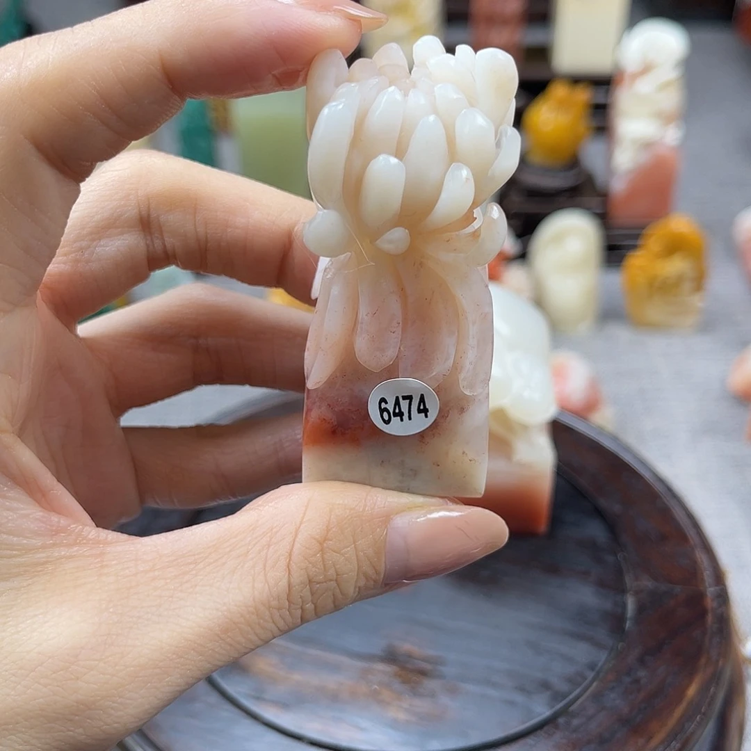 寿山石印石心****6474