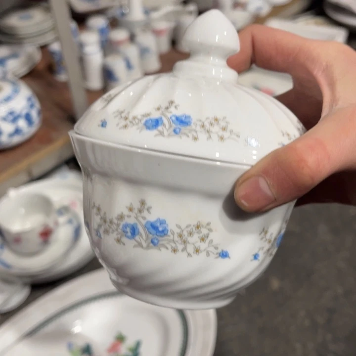 醴陵釉下印花高温瓷微瑕戈**漠