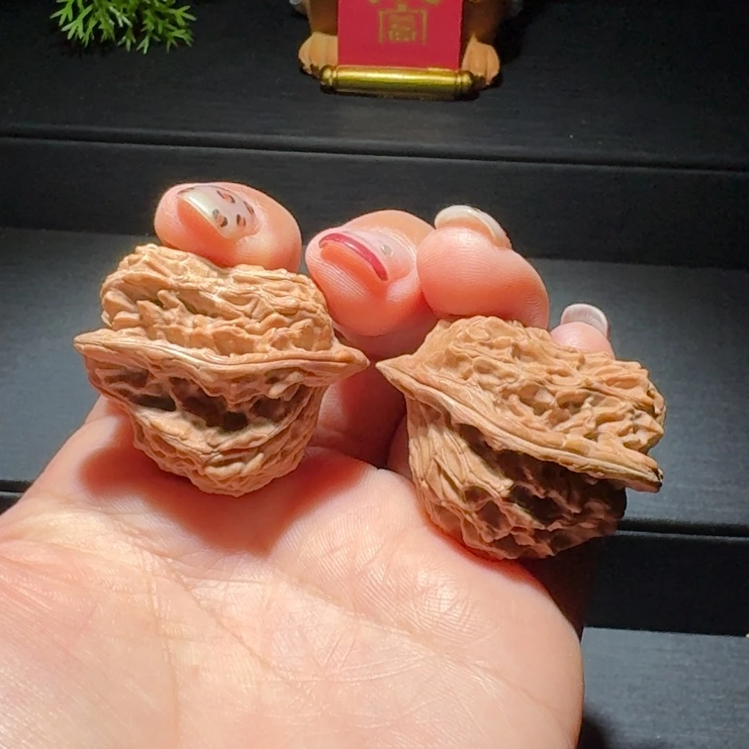 吊坠文玩核桃盘山小鸟