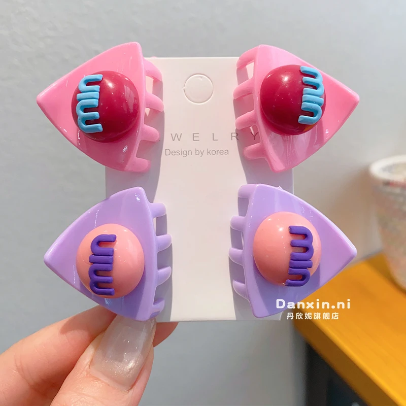 儿童可爱猫耳小抓夹发夹小女孩前额碎发刘海夹女童多巴胺甜美发卡