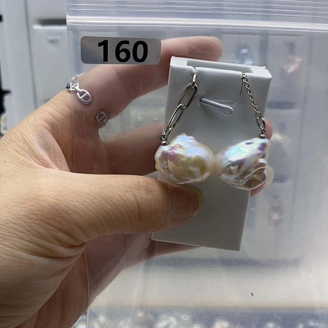 颈饰合金淡水珍珠