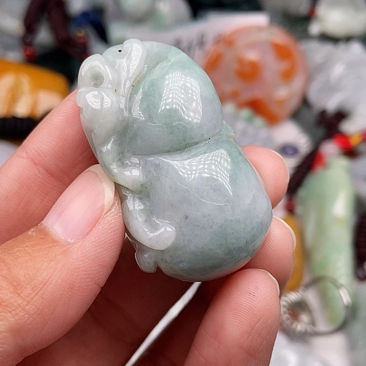 未镶嵌挂件翡翠翡翠