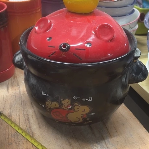 微瑕，明火，口径19，高度14，2L