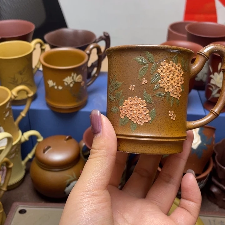 紫砂茶杯紫砂主人杯