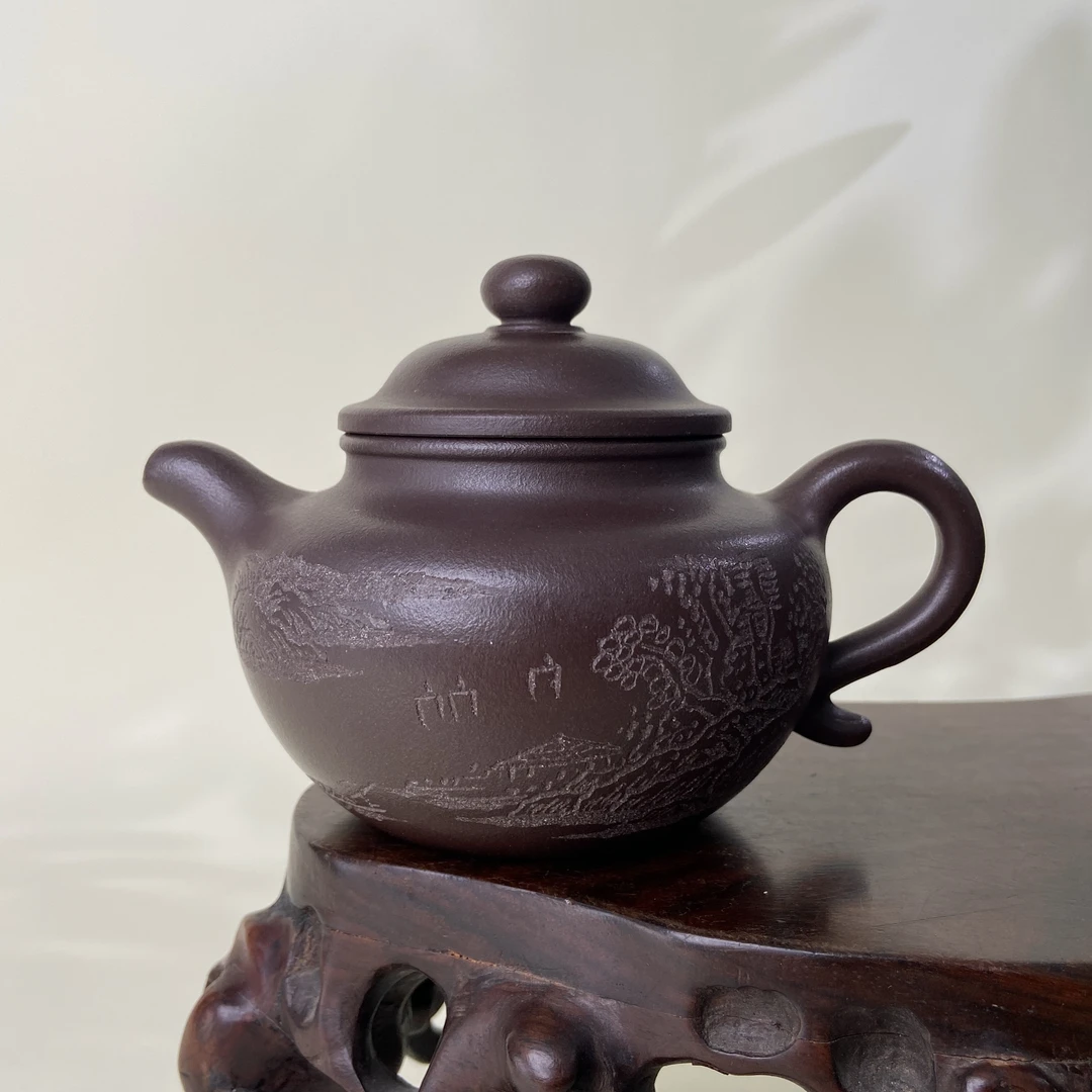 宜兴手工紫砂陶 茶壶GS3775-3