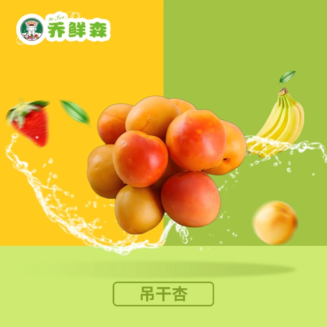 【蜜润小灯笼】新疆吊干杏1斤 半干带汁的甜，咬开飙出杏香蜜   同城配送