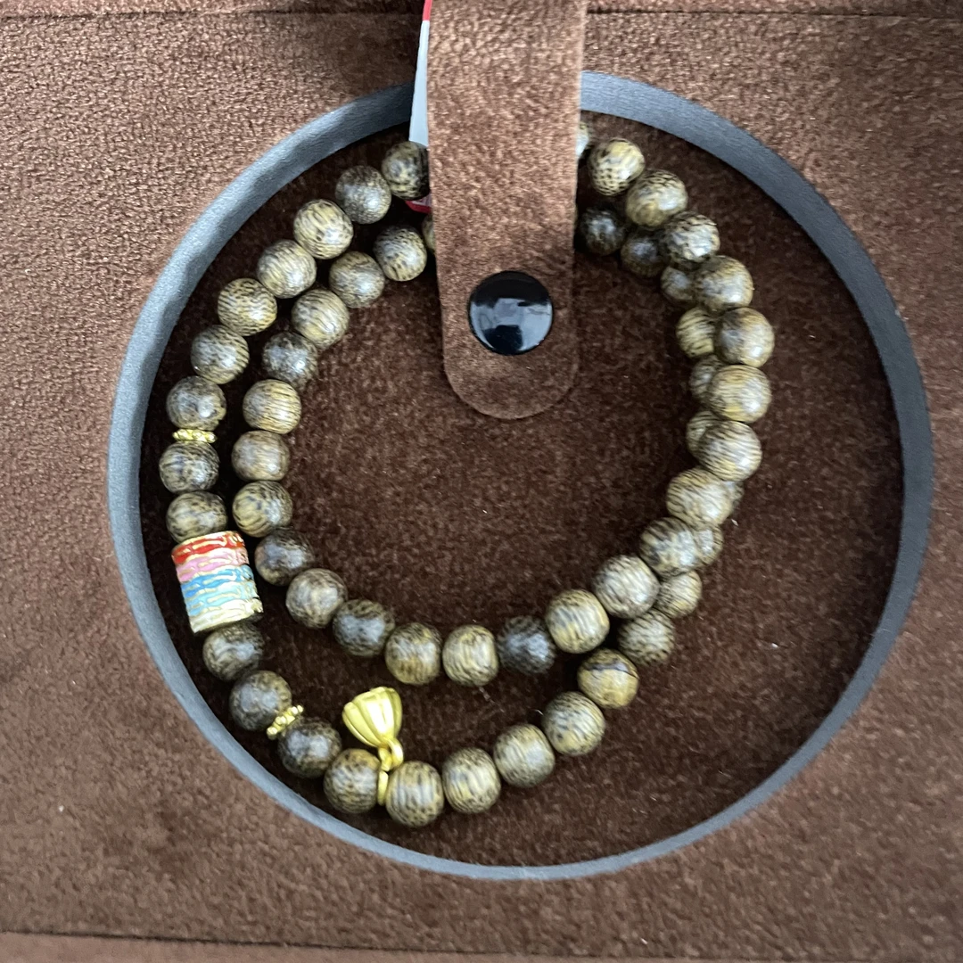 增香沉香木增香沉香木双圈手串266无礼盒