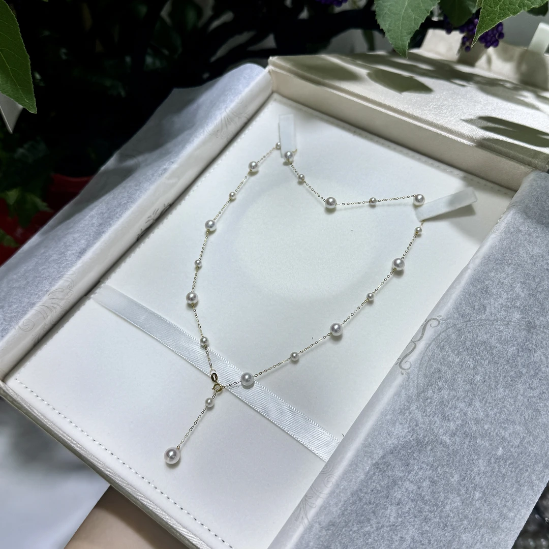 【真珠佳人】18K金海水AKOYA满天星（20颗）