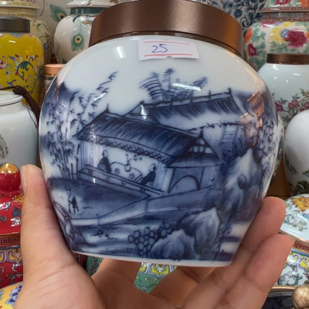 高端定制陶瓷茶叶罐