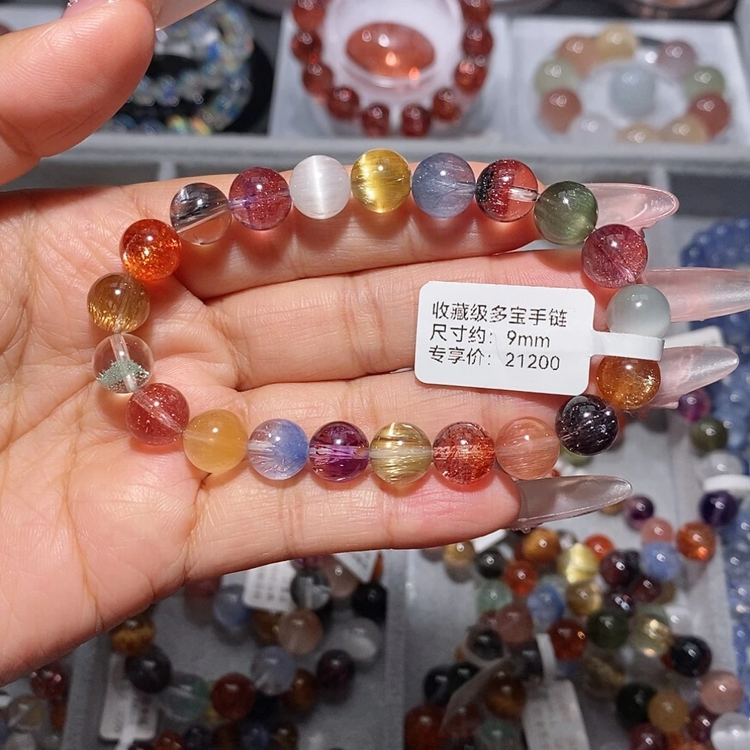水晶未镶嵌手链多宝