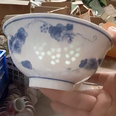 摆件陶景德镇高温瓷器