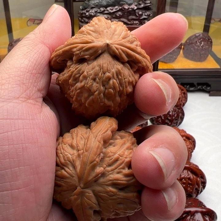 文玩核桃吊坠无****…白狮子头