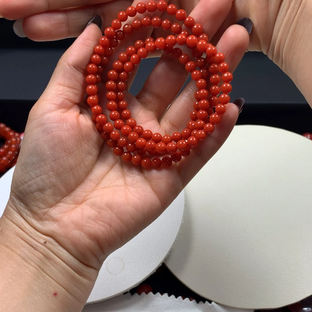 @****南红玛瑙未镶嵌手串