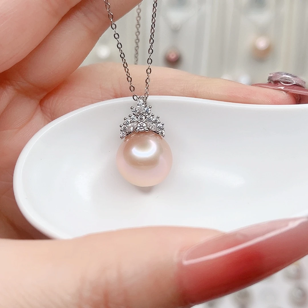 合金淡水珍珠吊坠(赠链)