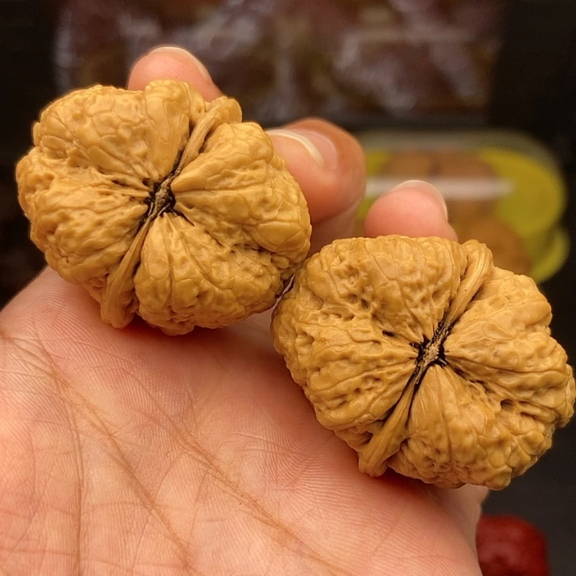 【闪购商品】文玩核桃把件38尺蝴蝶蟾