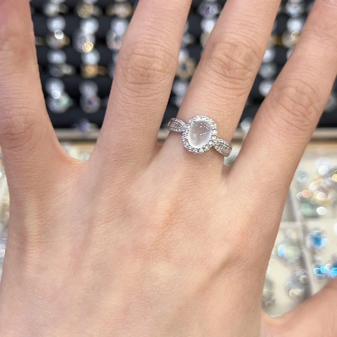 蛇纹石玉银S925镶嵌饰品