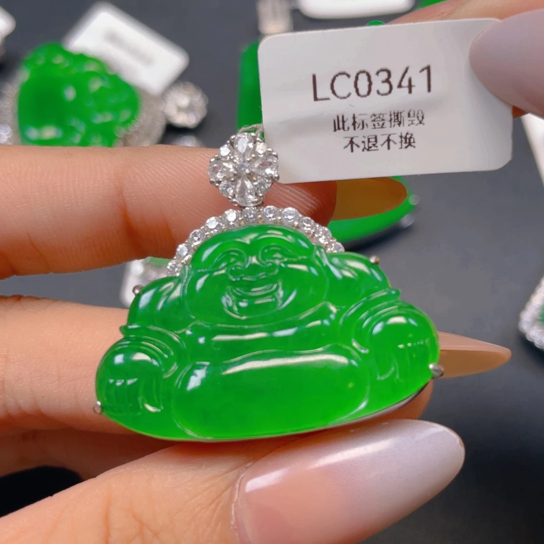 【闪购商品】颈饰银S925镶嵌翡翠翡翠