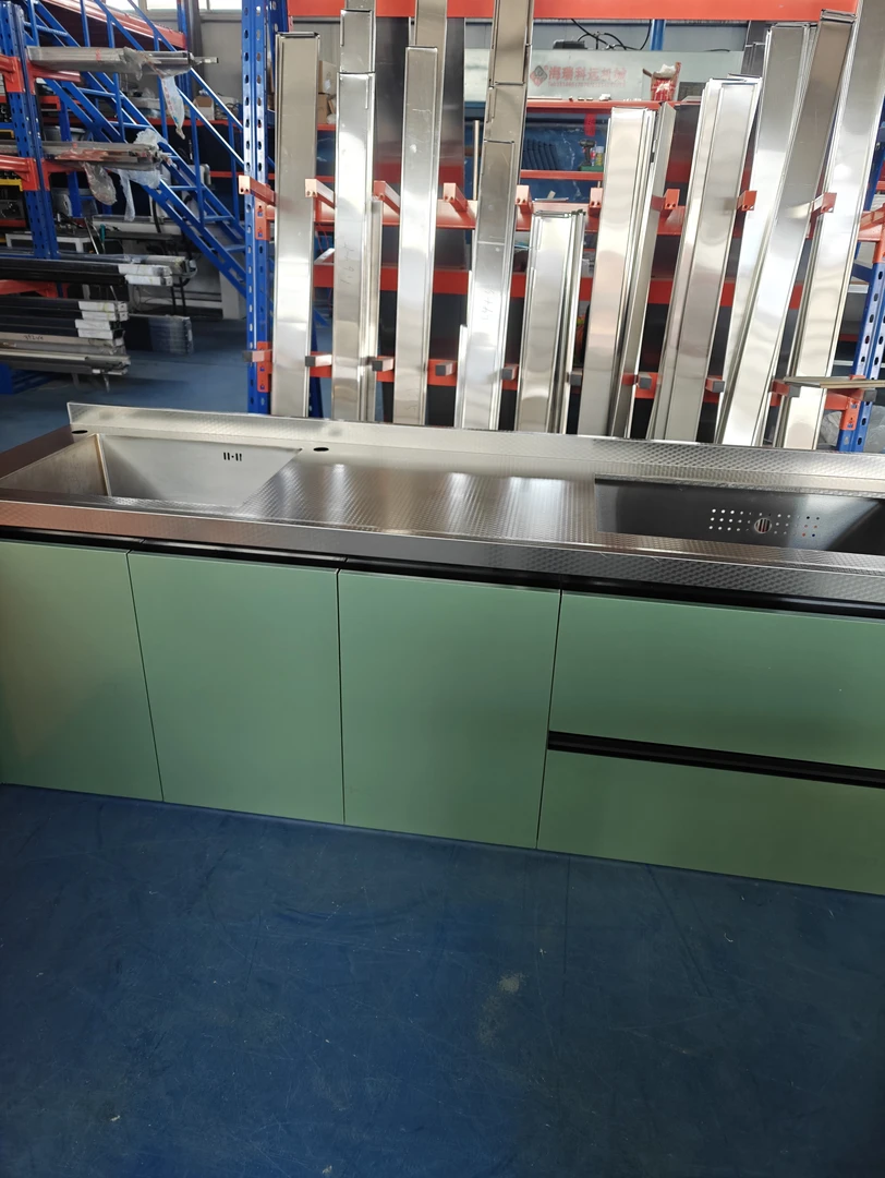 若竹色门板橱柜定做