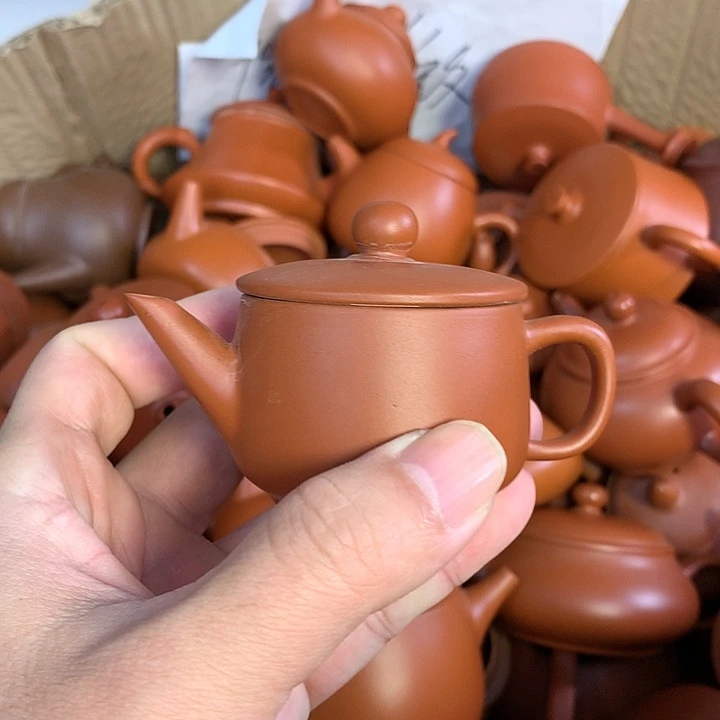 原矿朱泥茶具茶壶家用50