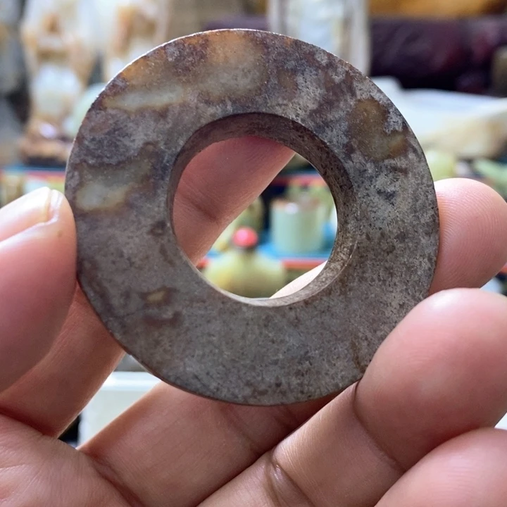 和田玉（糖玉）22K金镶嵌手链