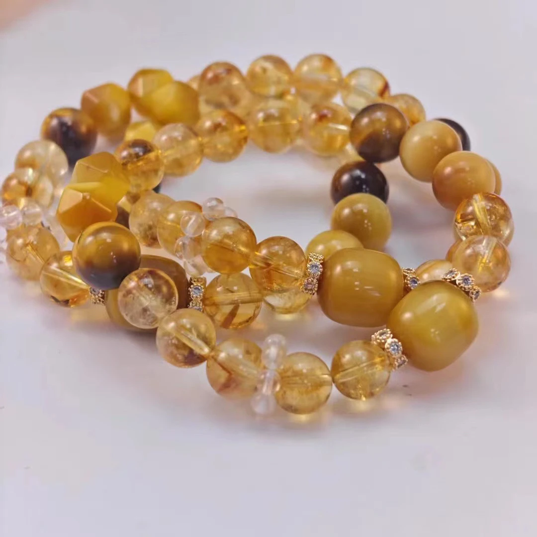 【书记甄选】天然原创水晶单圈手链 多样性发一件 约9mm 5739DX