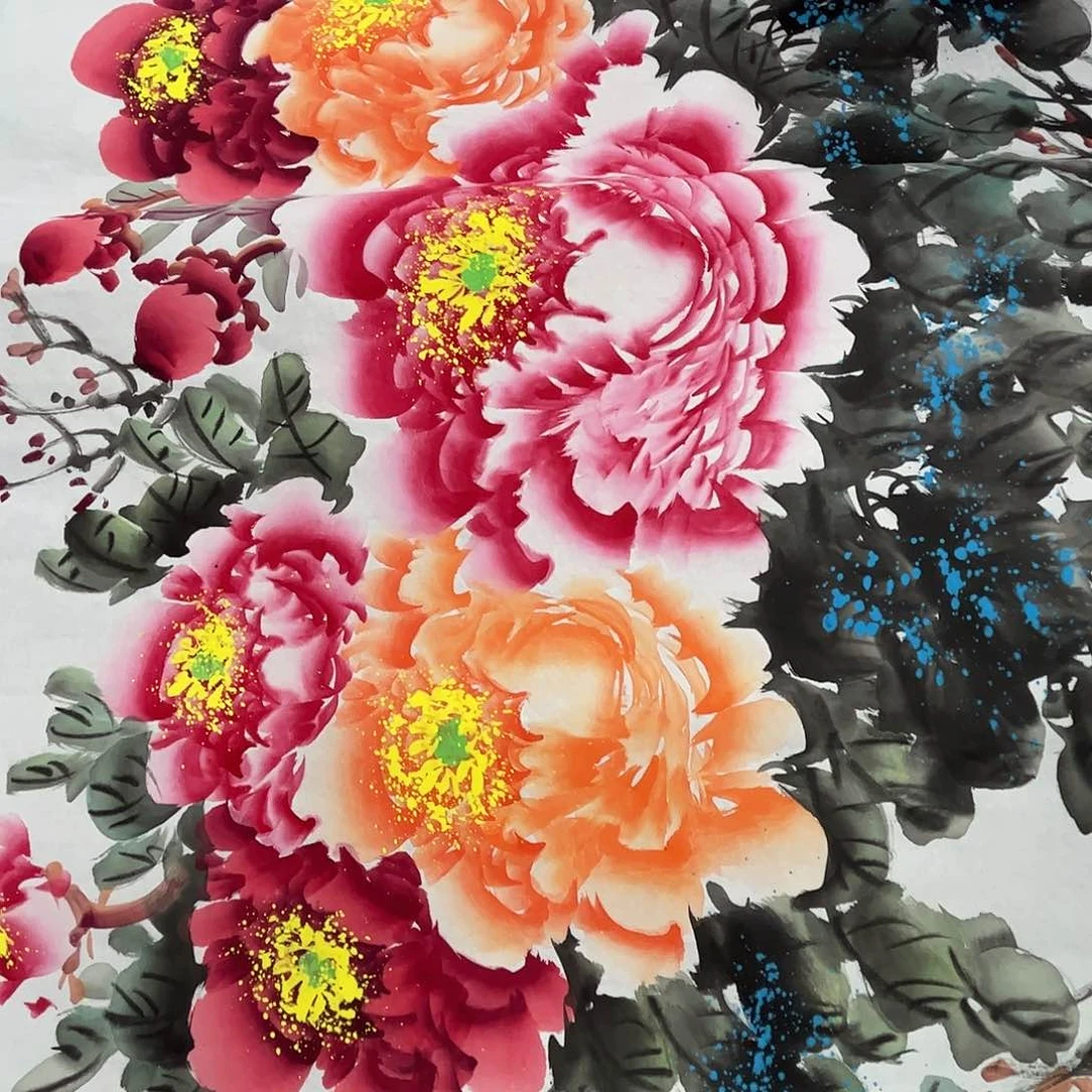 国画国画作品宣纸纯手绘