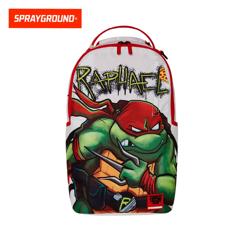 SPRAYGROUND鲨鱼嘴【忍者神龟】联名拼色潮流户外双肩包XB W1135821