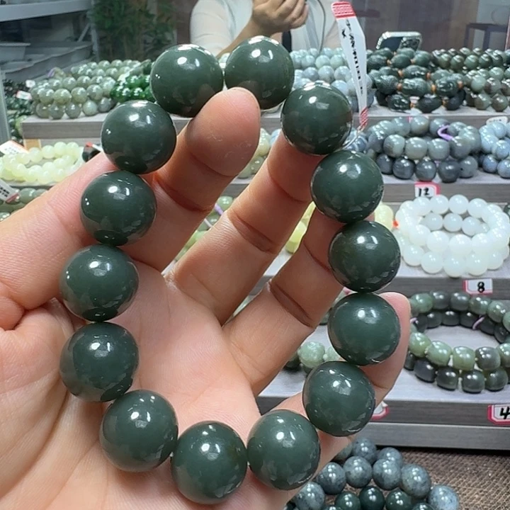 手链未镶嵌和田玉新疆且末蓝卡16