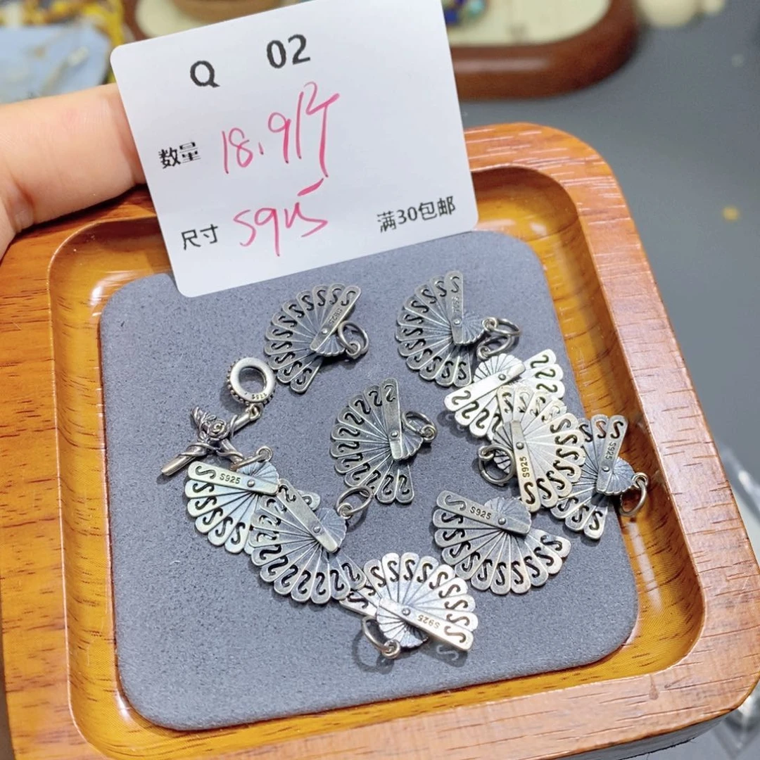 水晶珠宝半成品银S925镶嵌Q02