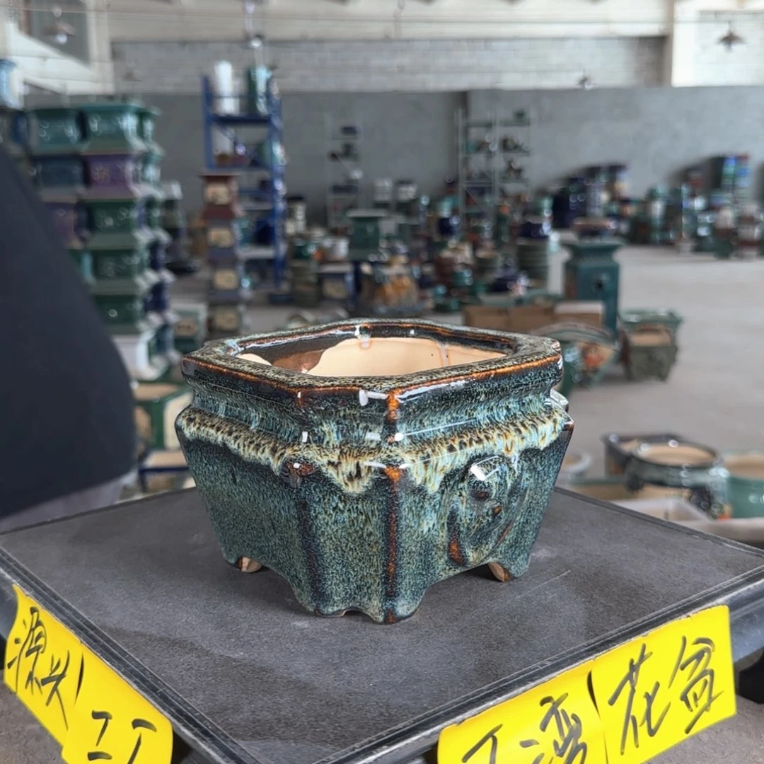 海*。一风堂石湾花盆 内11*8