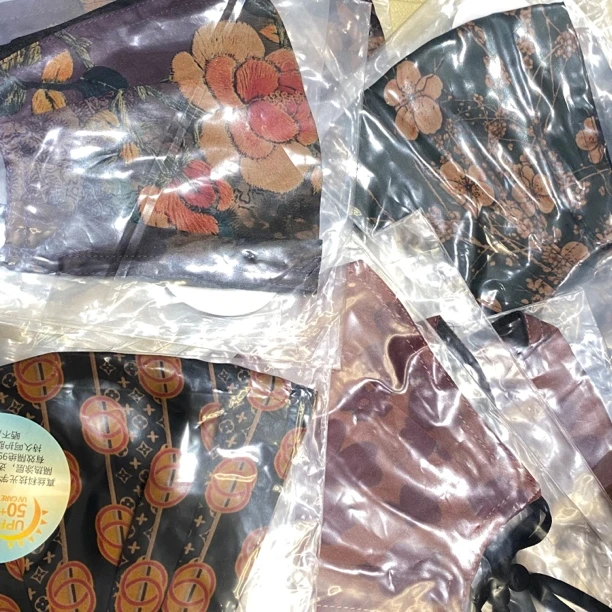 润泽丝绸 可调节式口罩