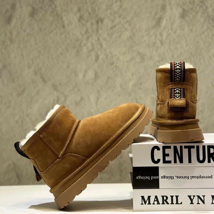 SUSU冬季新款厚底雪地靴加厚雪地靴 1016 A3