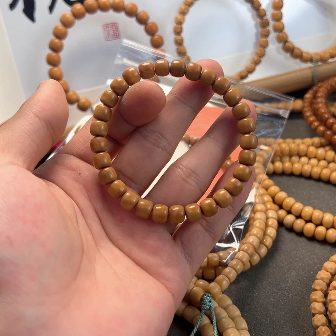 菩提根/象牙果吊坠龙脊老型8×7刑天