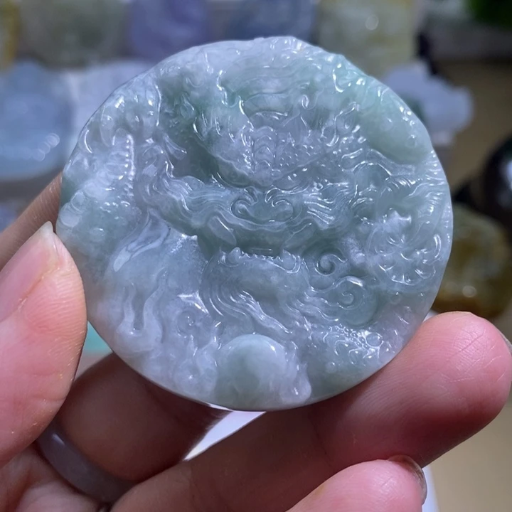 【闪购商品】颈饰未镶嵌翡翠龙牌