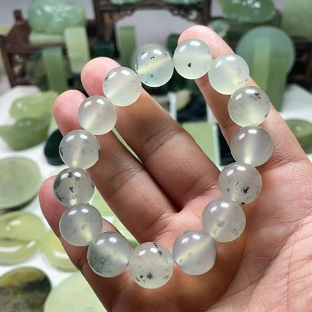 【闪购商品】岫玉未镶嵌手链金*