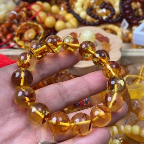 手串琥珀未镶嵌手串
