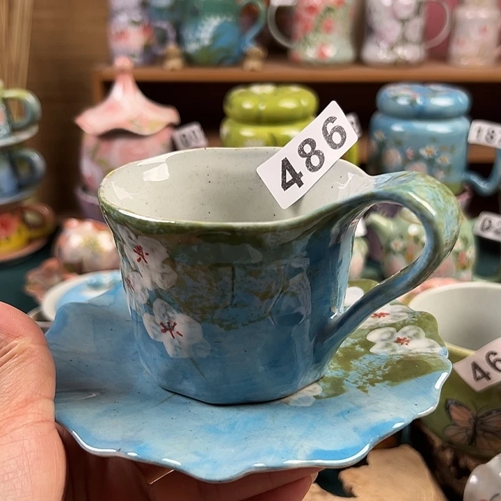 杯景德镇陶瓷手绘作品486