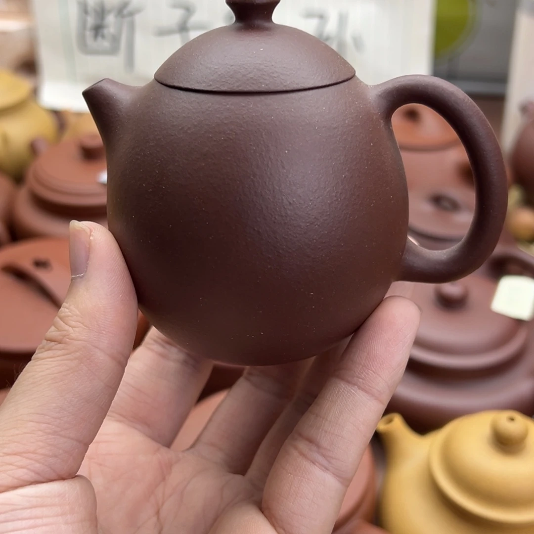 神***玉茶壶紫砂紫泥龙蛋