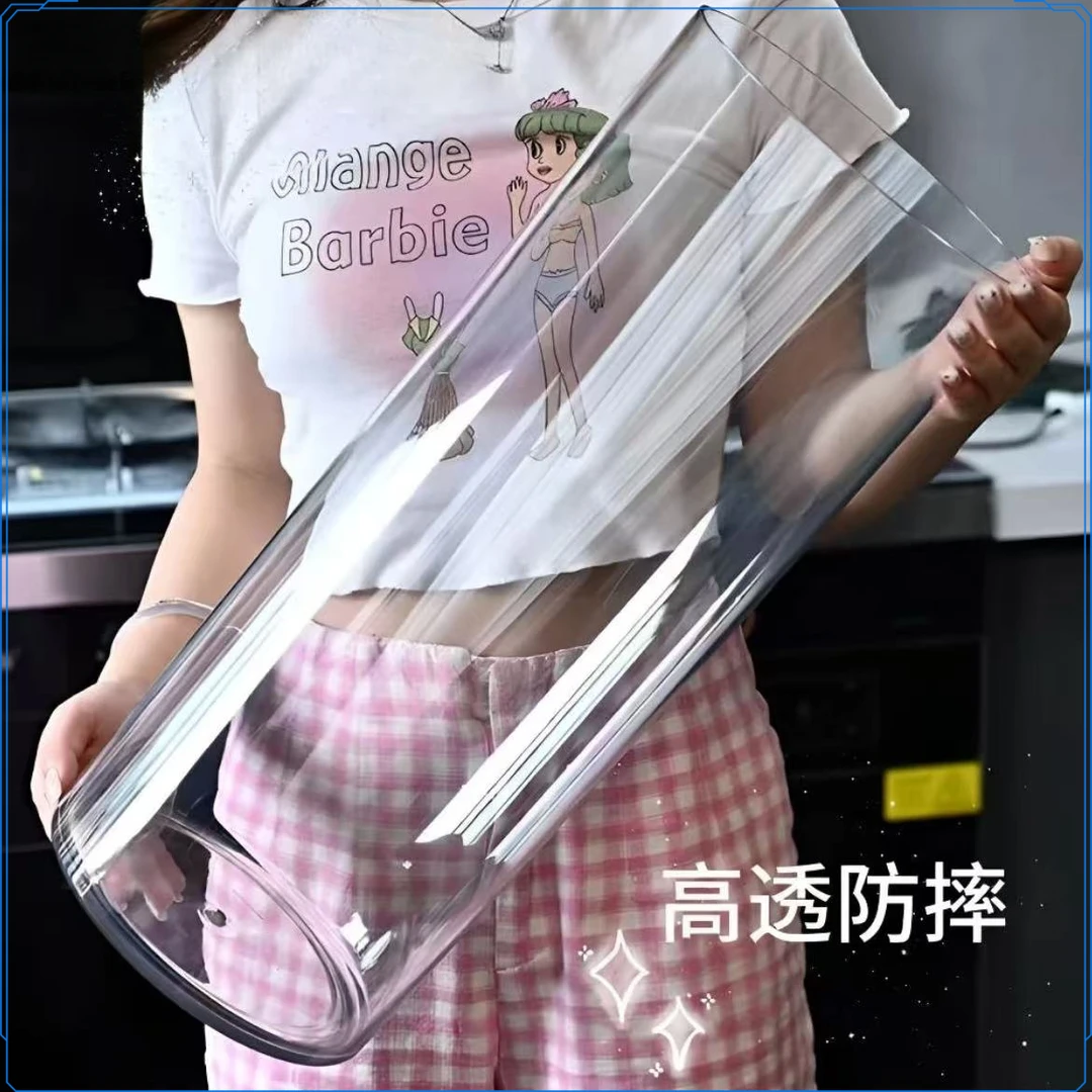 网红轻奢高级感亚克力防摔花瓶家居插花桶透明水养富贵竹醒花桶